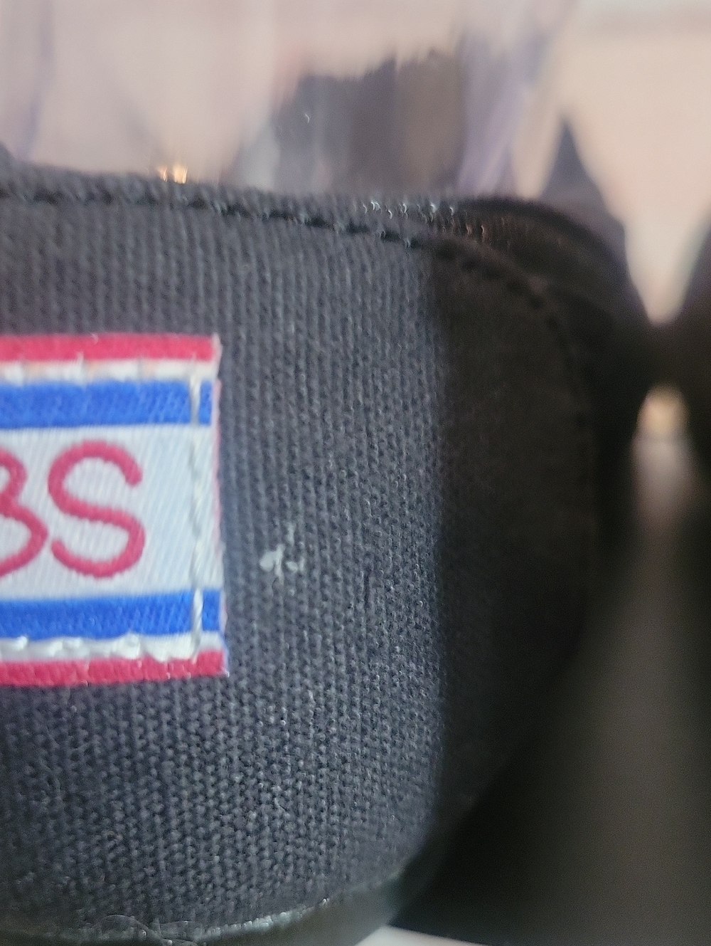 Sketchers BOBS Black Mesh Slip On Shoes - Picture 7 of 9